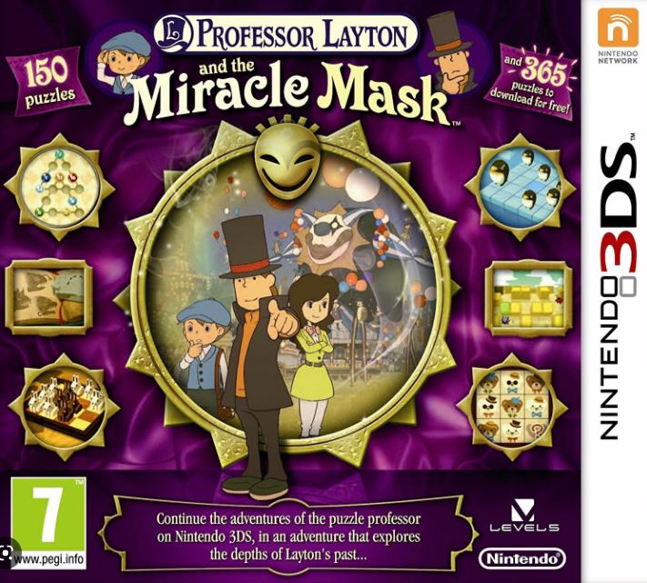 Professor Layton and the Miracle Mask 3DS (MEGA + MediaFire)
