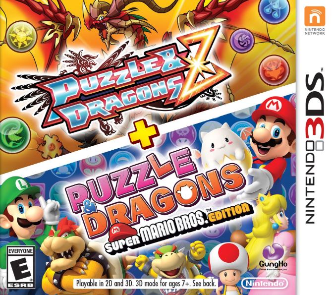 Puzzle & Dragons Z + Puzzle & Dragons Super Mario Bros. Edition 3DS (MEGA + MediaFire)