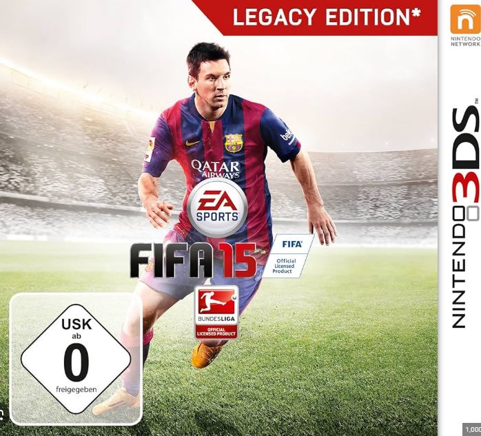 FIFA 15 - Legacy Edition 3DS (MEGA + MediaFire)