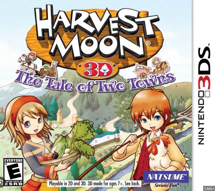 Harvest Moon 3D - The Tale of Two Towns 3DS (MEGA + MediaFire)