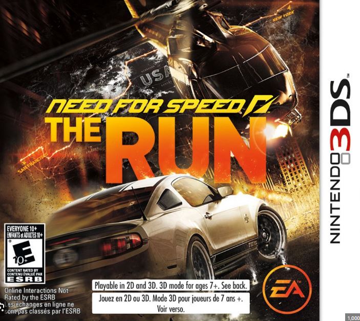 Need for Speed - The Run 3DS (MEGA + MediaFire)