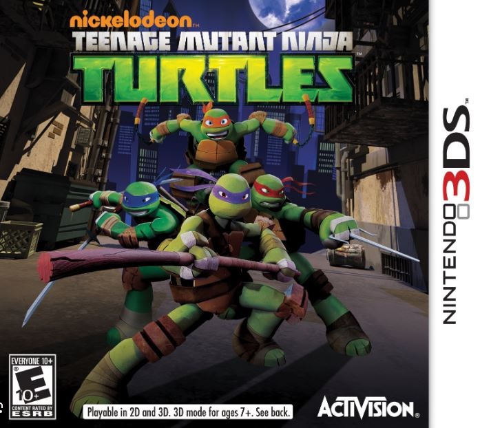 Nickelodeon Teenage Mutant Ninja Turtles 3DS (MEGA + MediaFire)