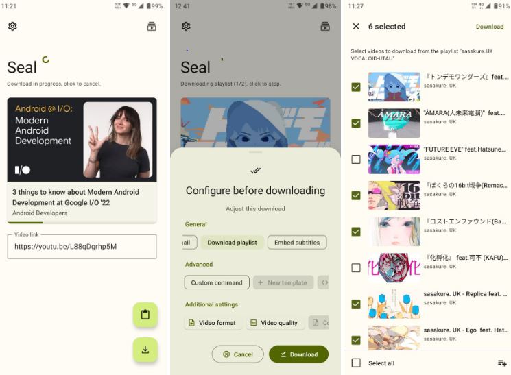 Seal Video/Audio Downloader for Android